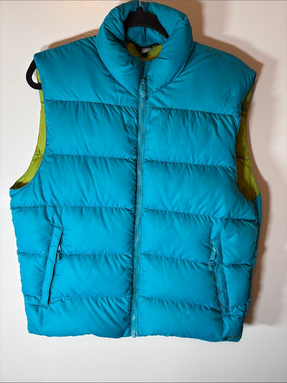 MEC Down Puffer Vest with Lime Interior